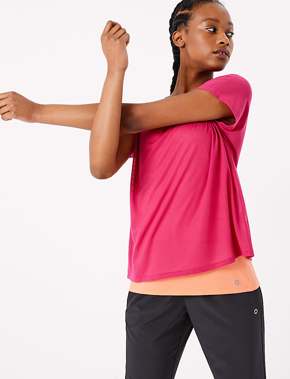 Textured Double Layer Top