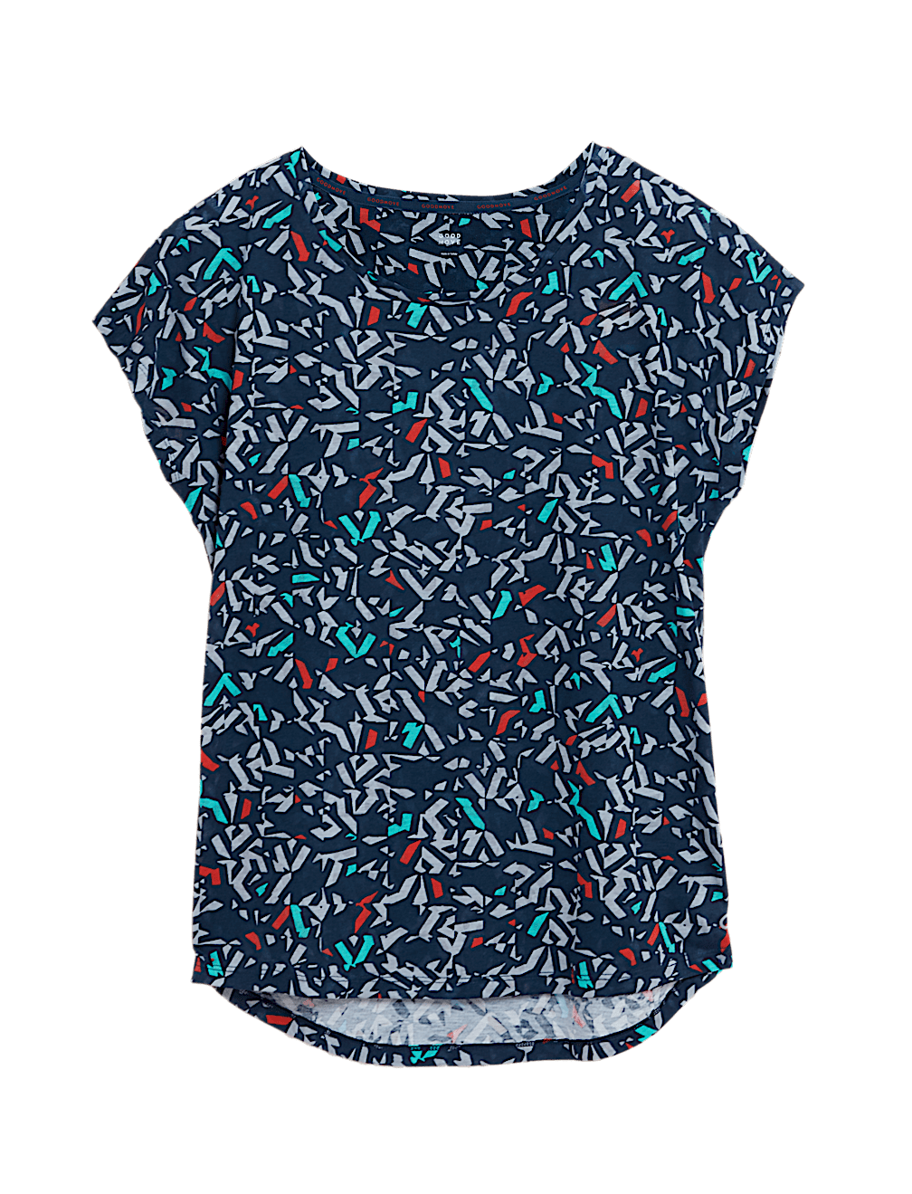 Lightweight Scoop Neck Relaxed T-Shirt