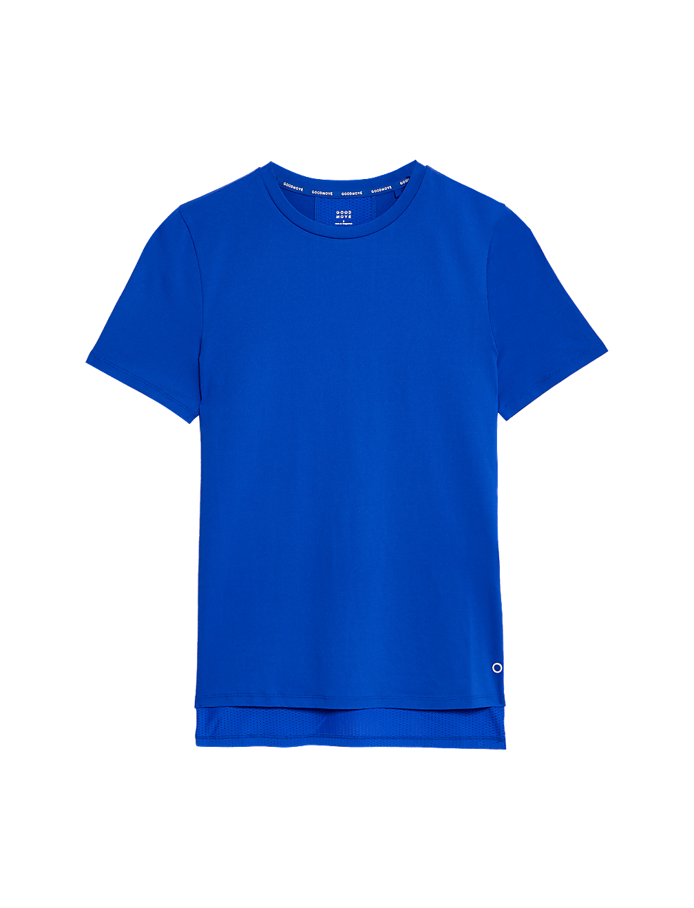 Scoop Neck Mesh Back T-Shirt