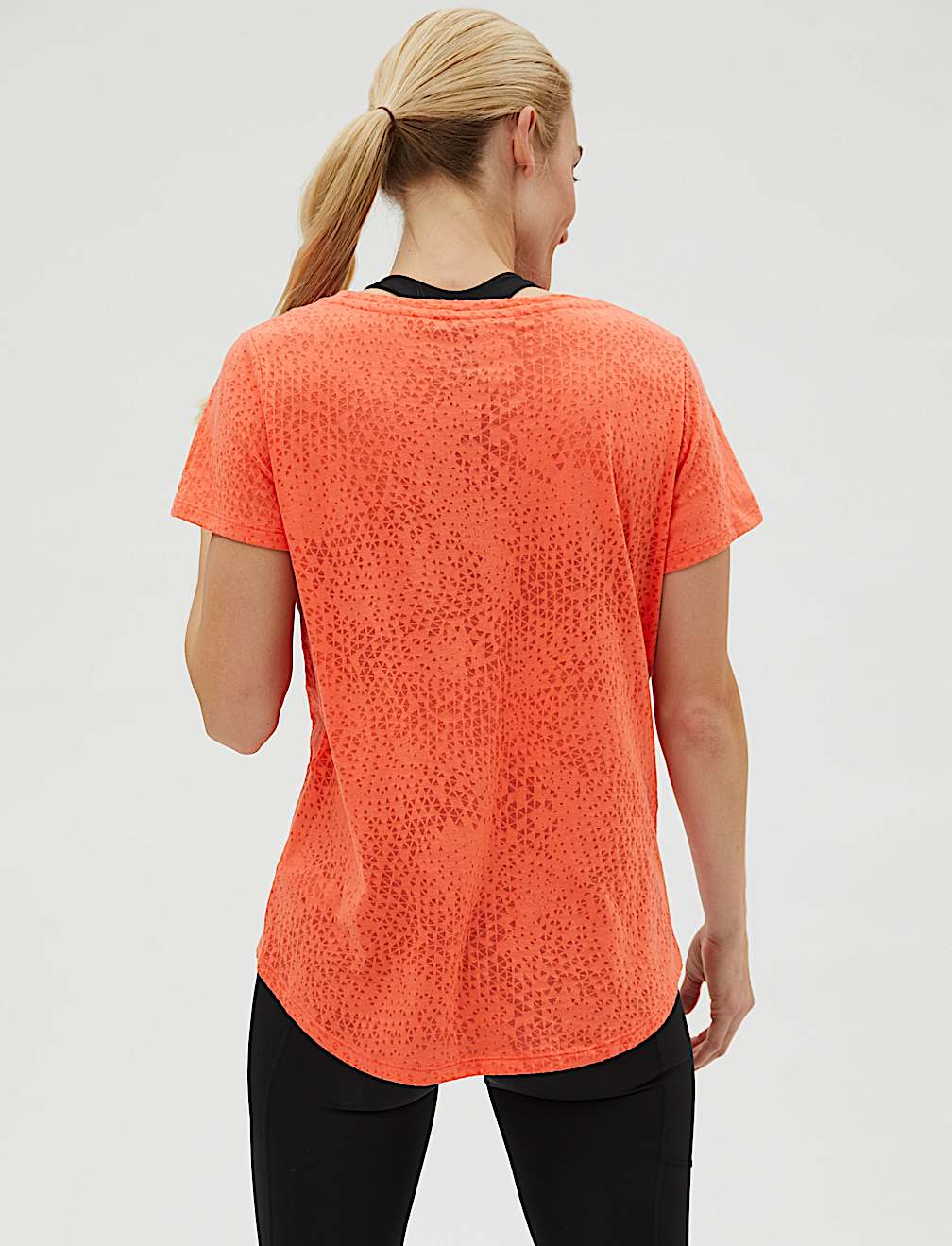 Lightweight Scoop Neck Relaxed T-Shirt
