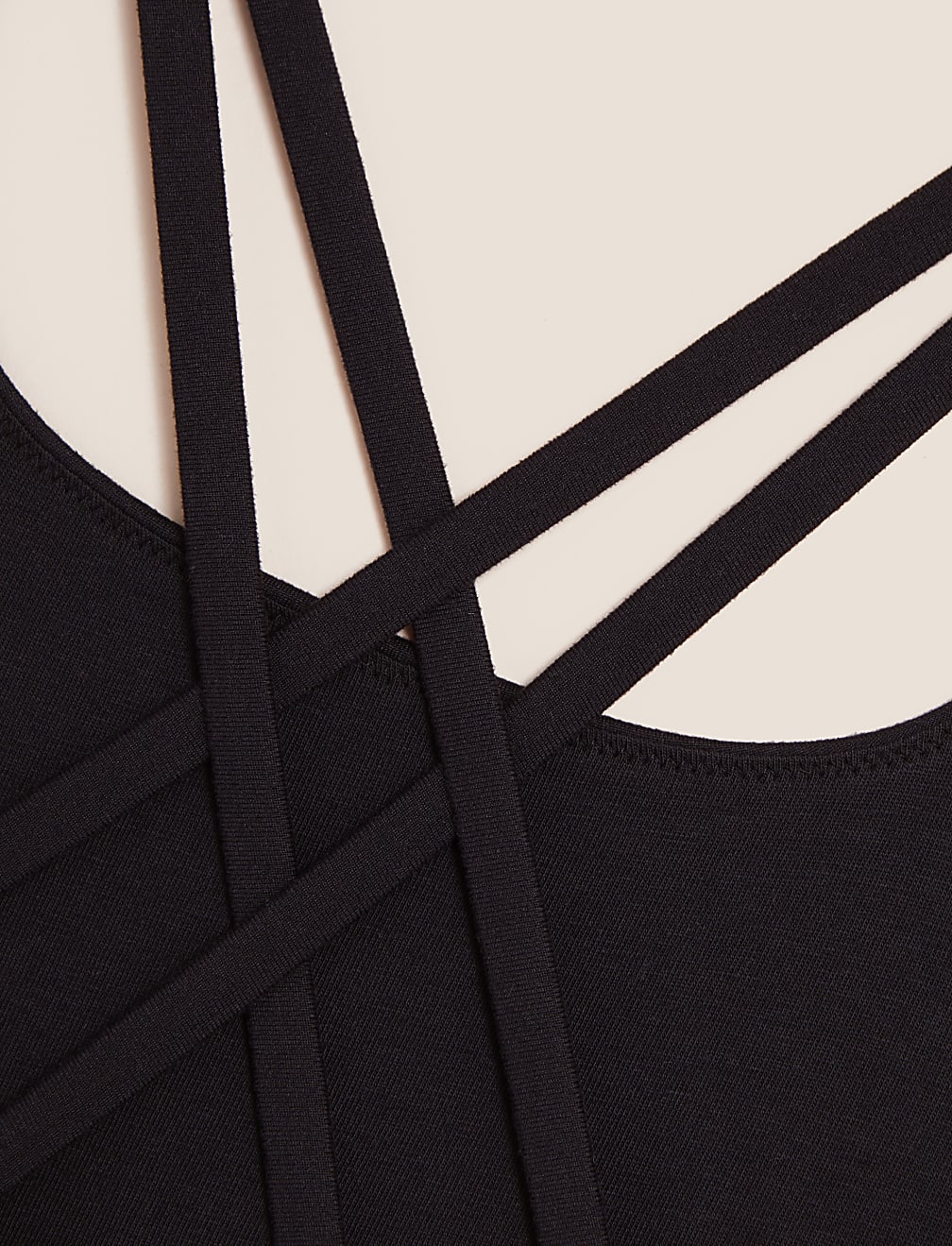 Cross Back Crop Top