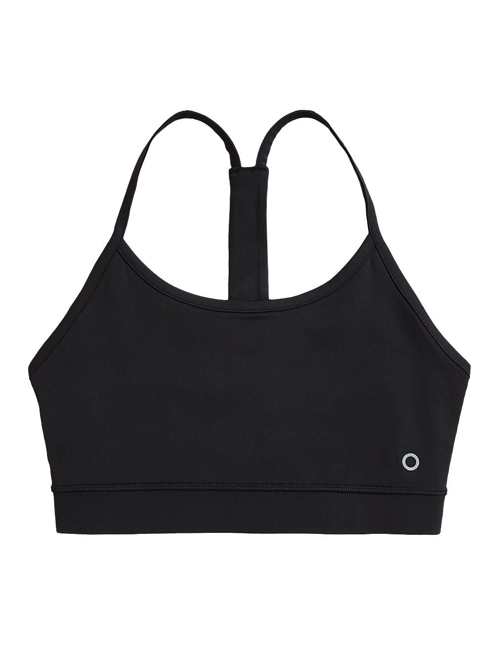 Scoop Neck Bar Back Crop Top