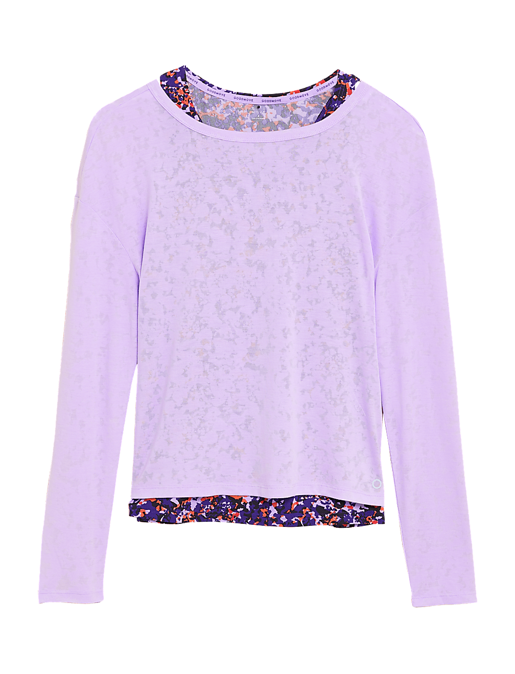Lightweight Double Layer Long Sleeve Top