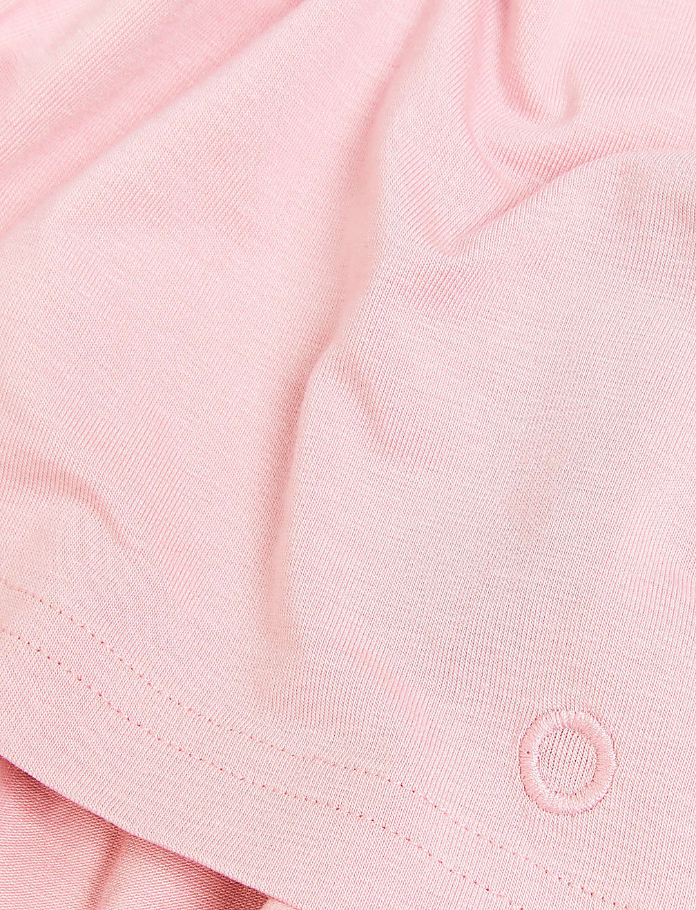 Cotton Blend Crew Neck T-Shirt