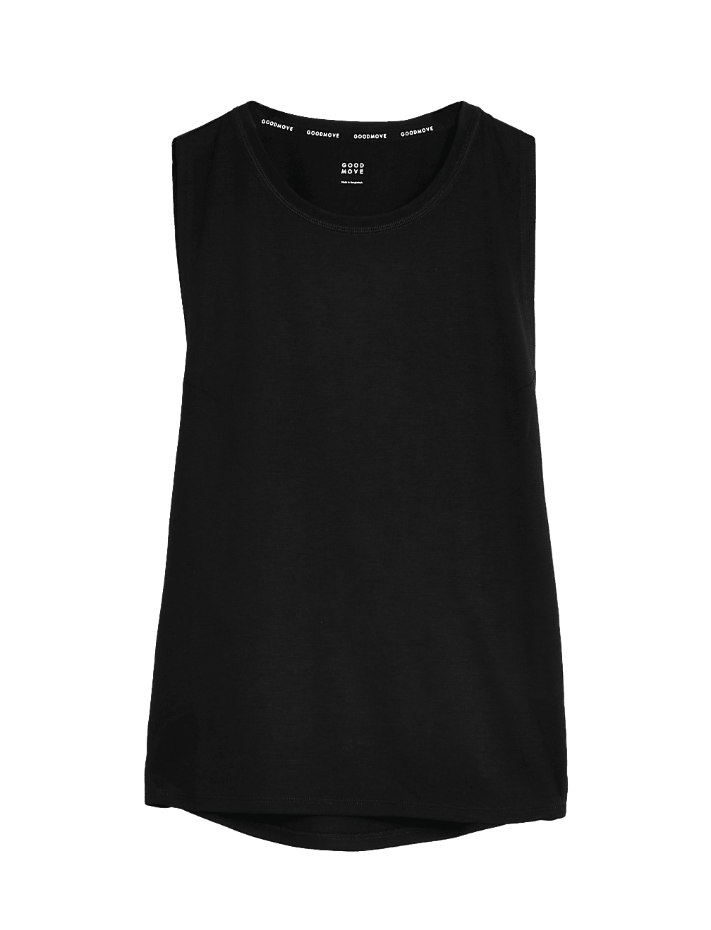 Crew Neck Relaxed Sleeveless Vest Top
