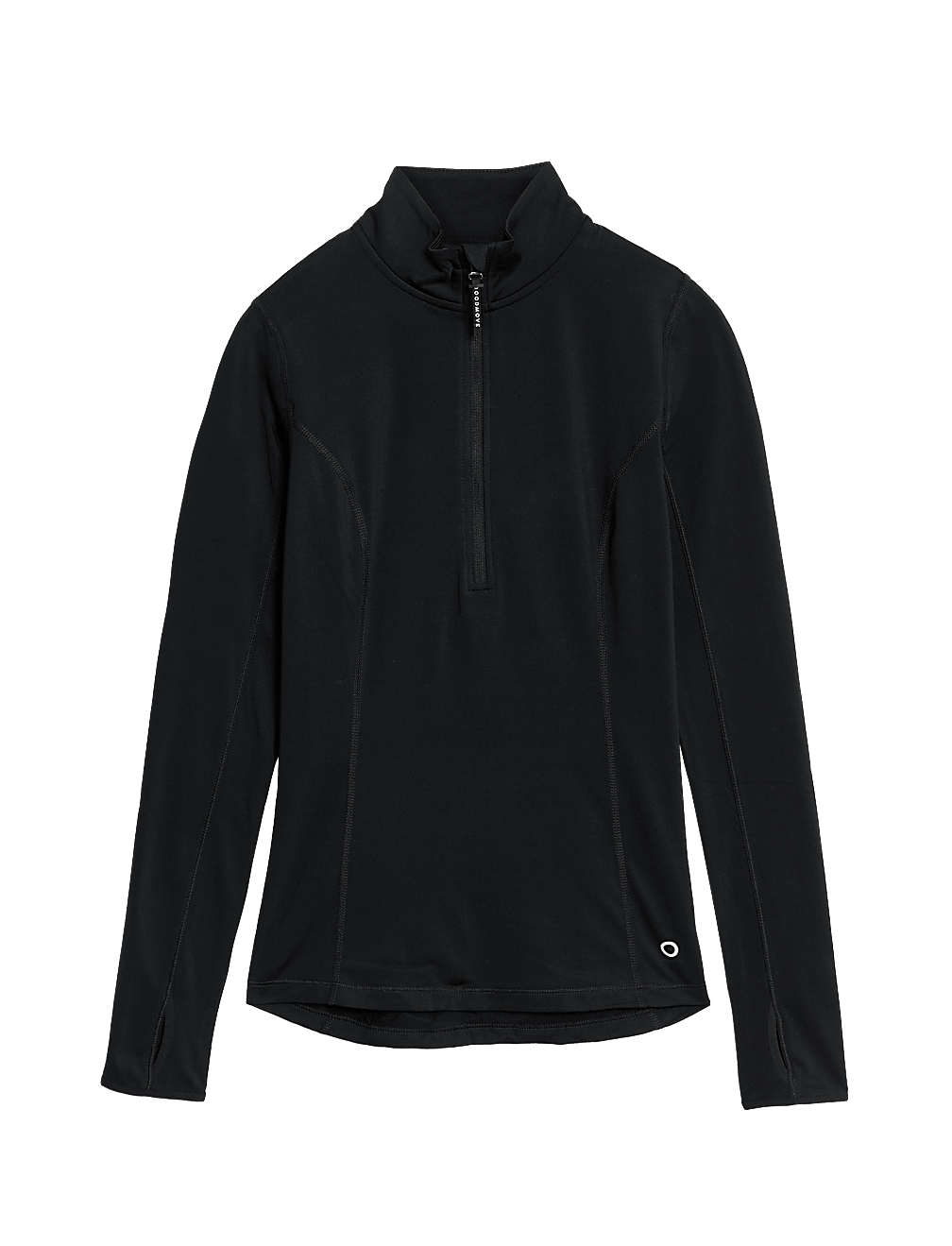Funnel Neck Half Zip Running Top