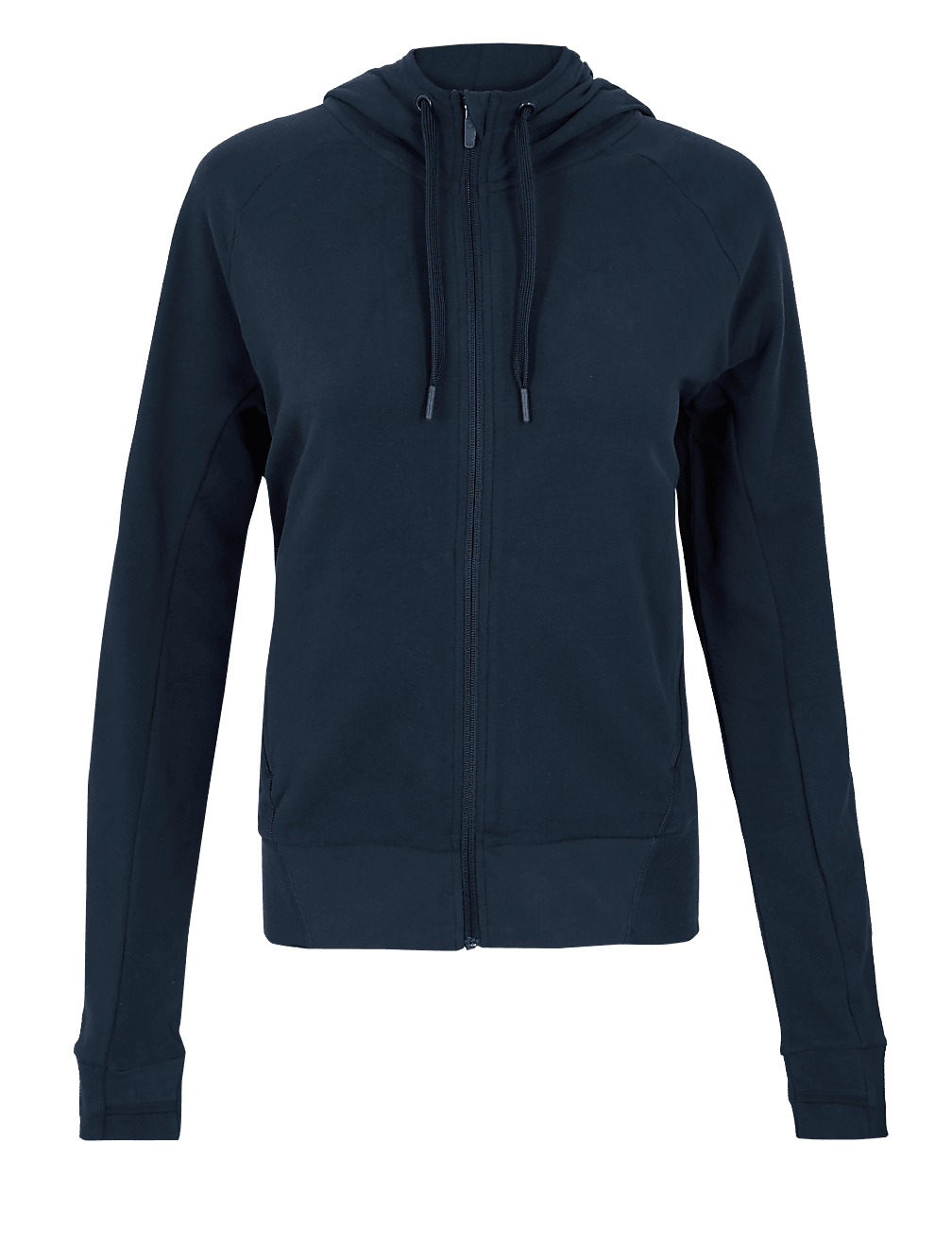 Cotton Rich Zip Through Hoodie