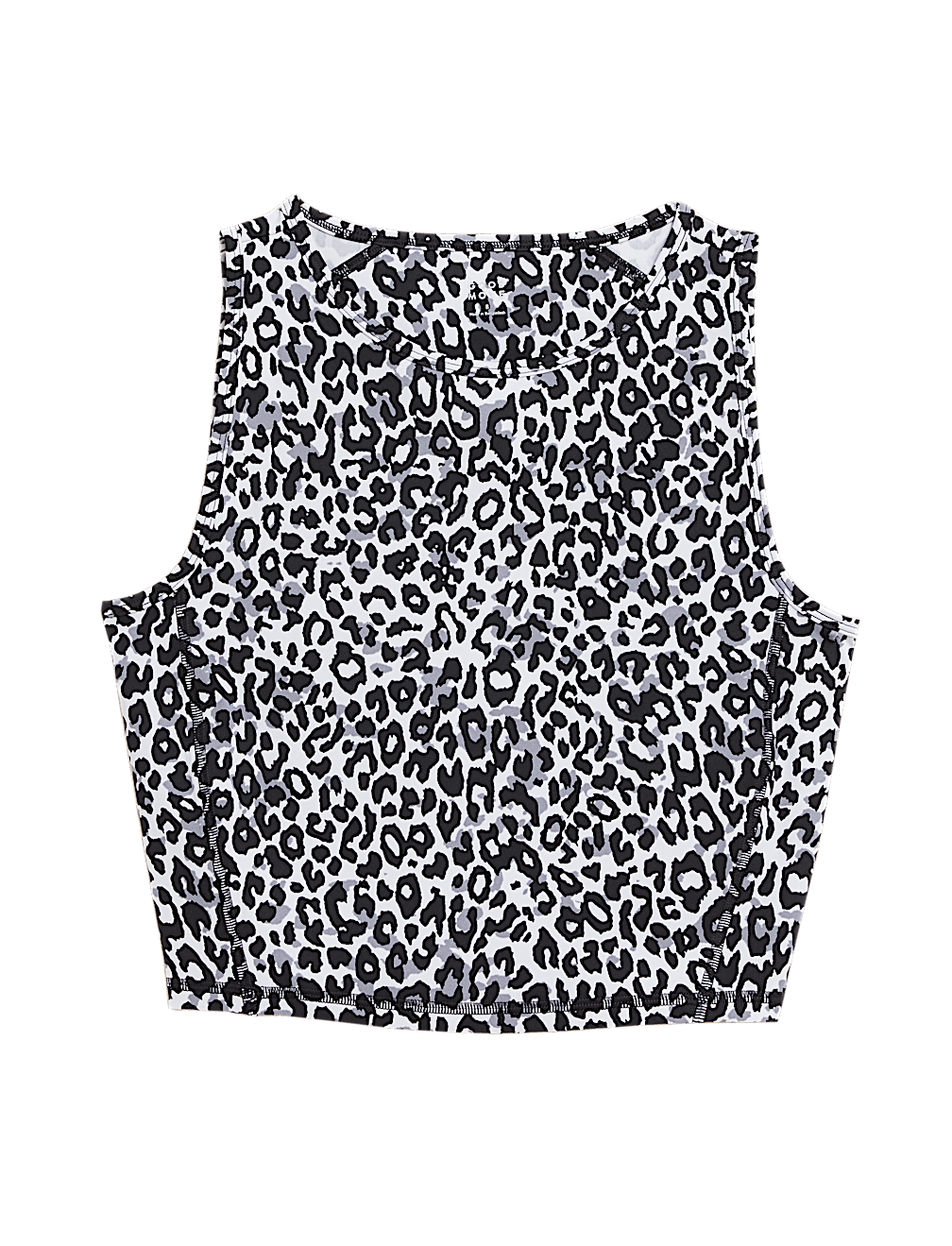Printed Scoop Neck Cropped Vest Top '