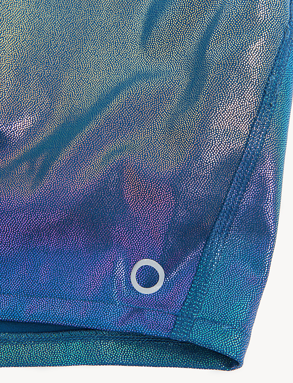 Iridescent Cross Back Crop Top