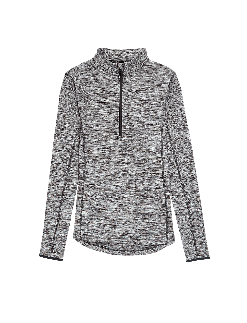 Funnel Neck Half Zip Running Top