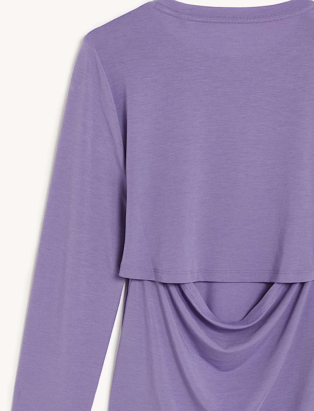 Scoop Neck Open Back Relaxed Yoga Top