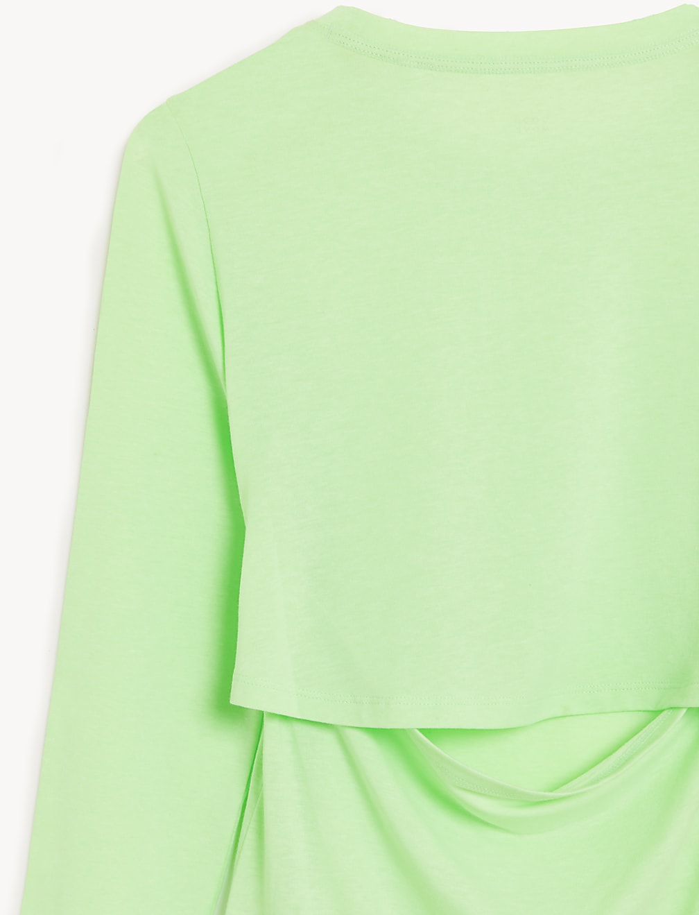 Scoop Neck Open Back Relaxed Yoga Top