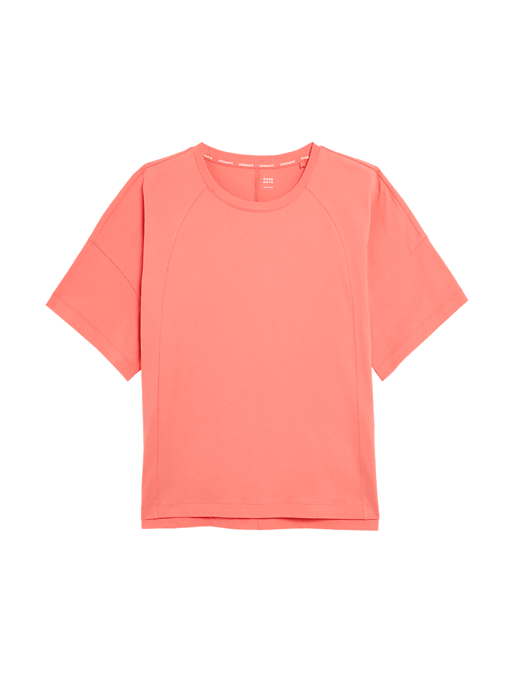 Pure Cotton Scoop Neck Oversized T-Shirt