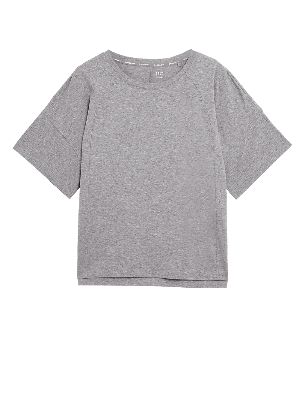 Pure Cotton Scoop Neck Oversized T-Shirt