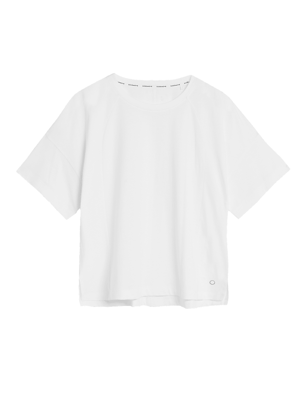 Pure Cotton Scoop Neck Oversized T-Shirt