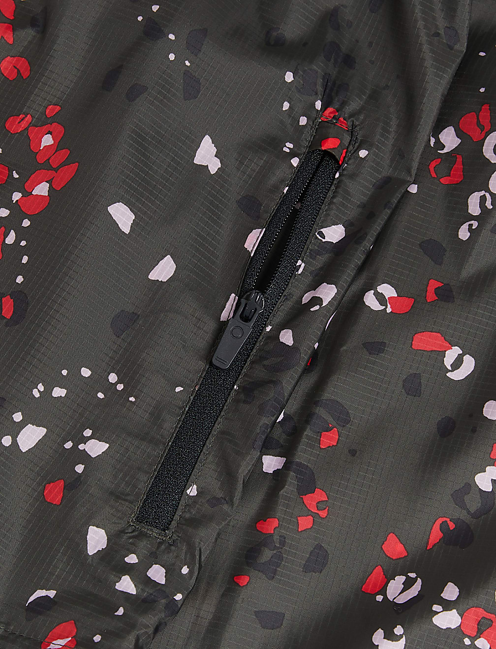 Lightweight Printed Hooded Running Jacket