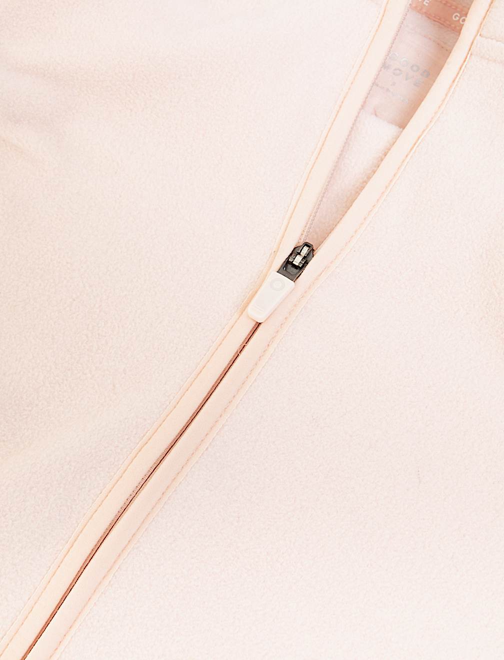 Slim Fit Standing Collar Fleece Jacket