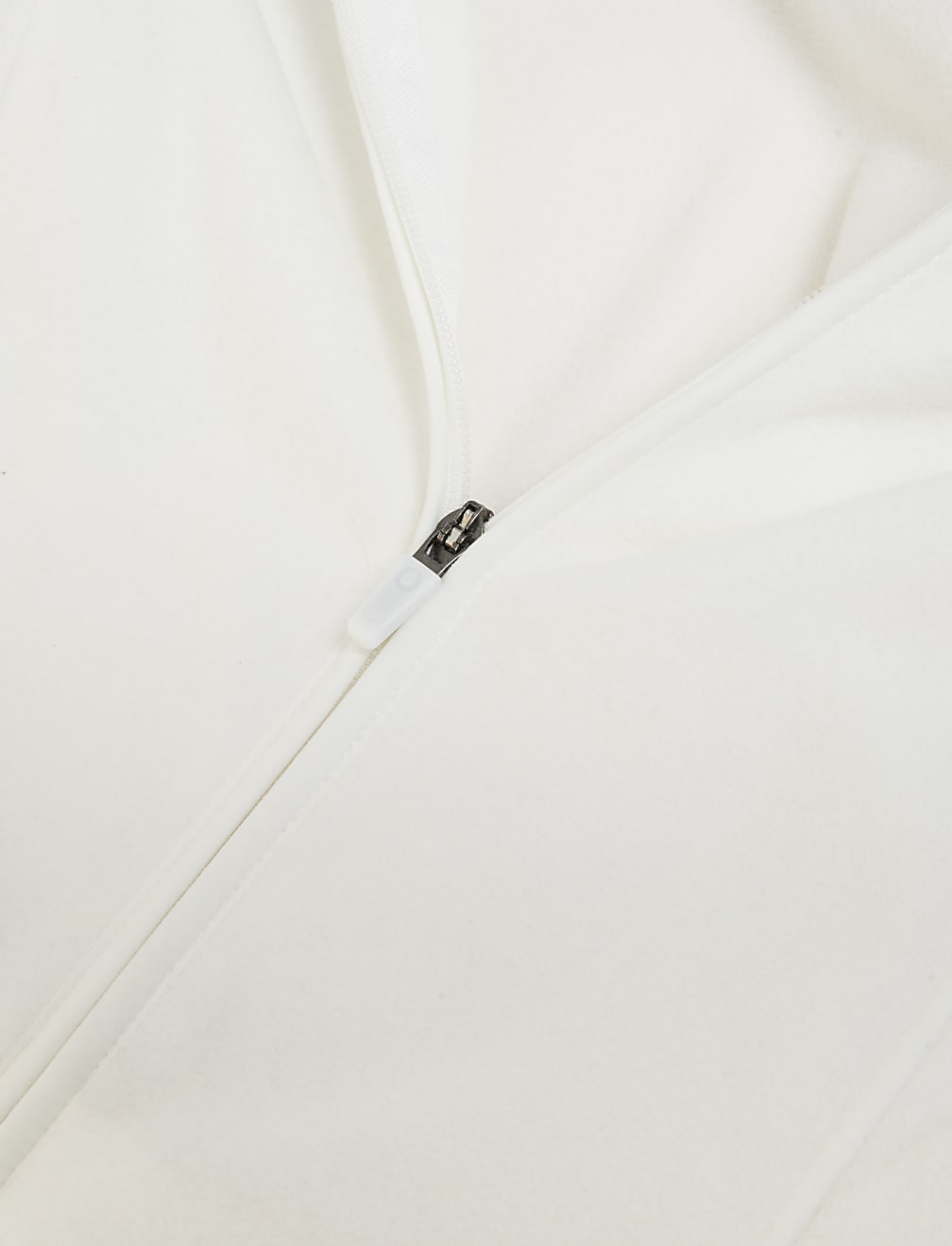 Slim Fit Standing Collar Fleece Jacket