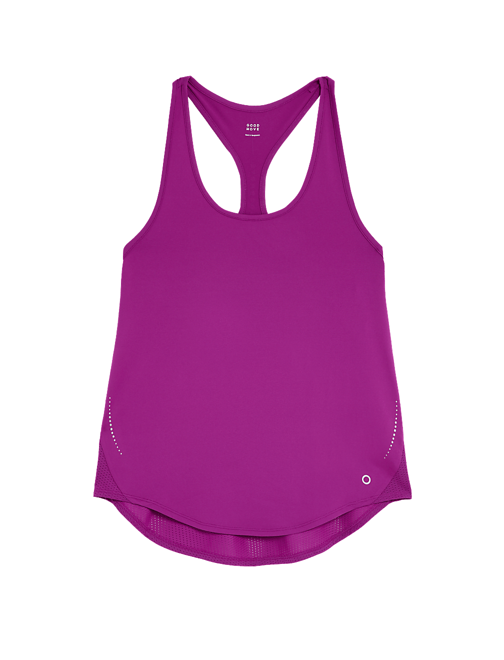Scoop Neck Racer Back Running Vest Top