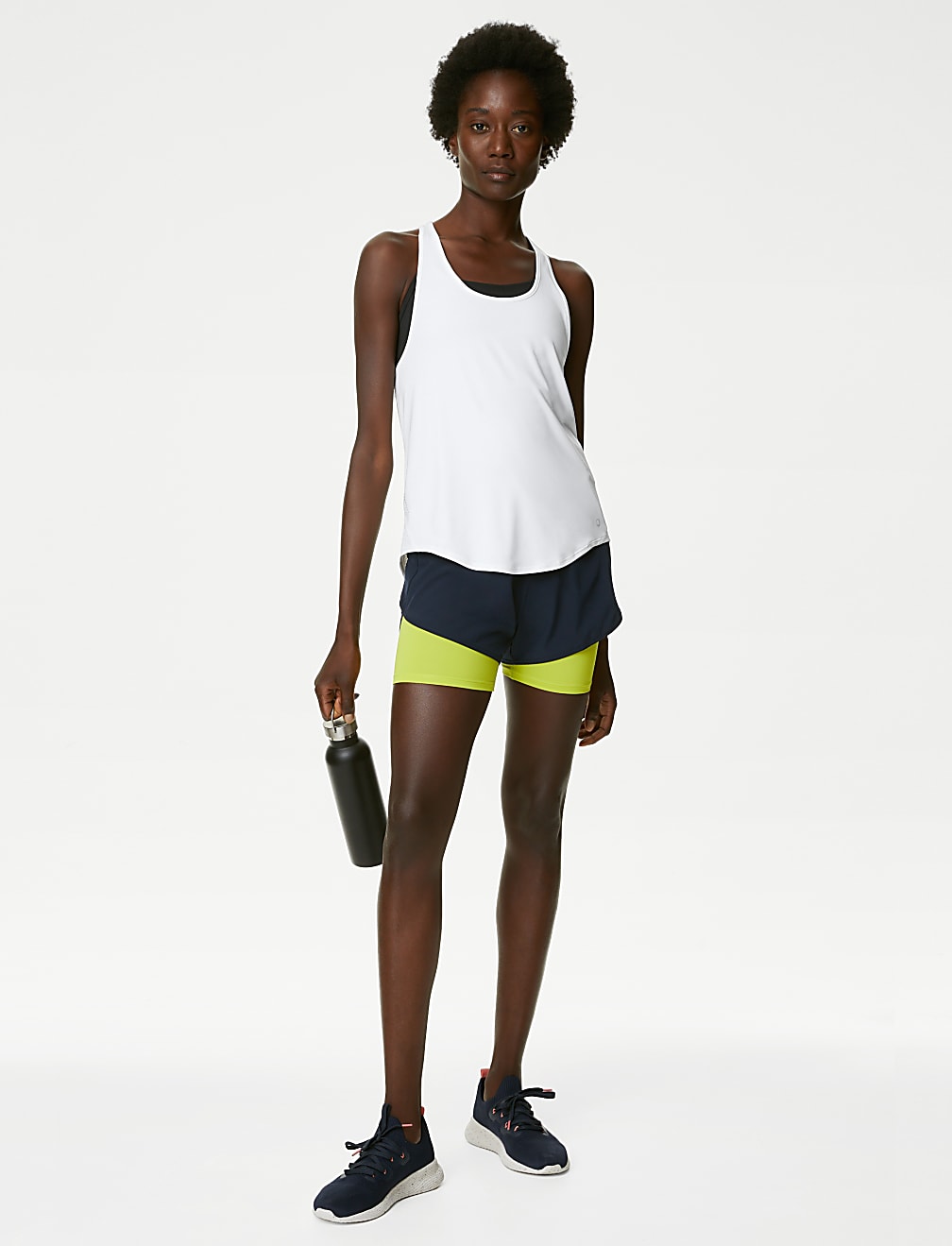 Scoop Neck Racer Back Running Vest Top