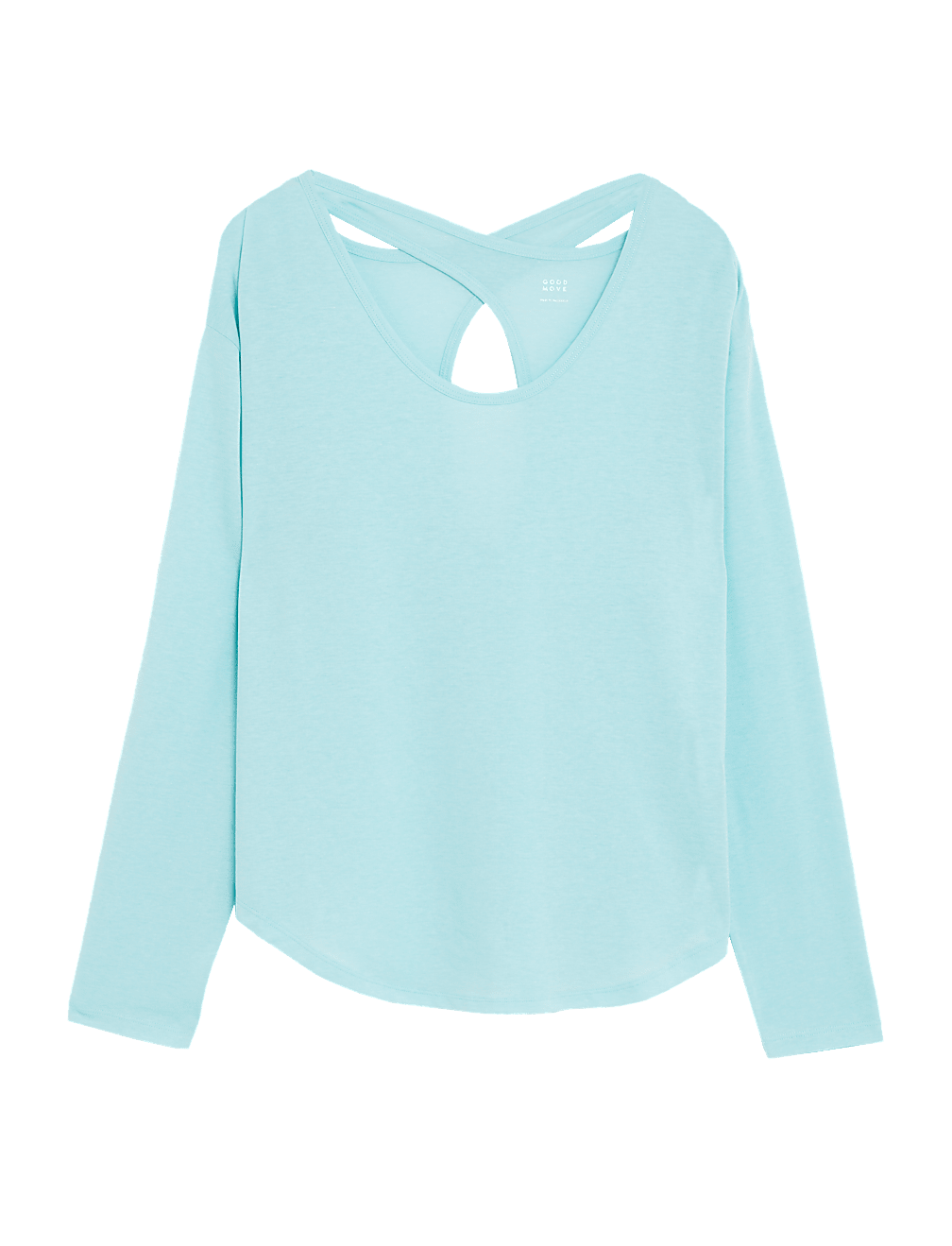 Scoop Neck Cross Back Yoga Top