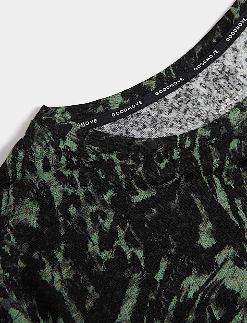 Printed Scoop Neck Relaxed T-Shirt