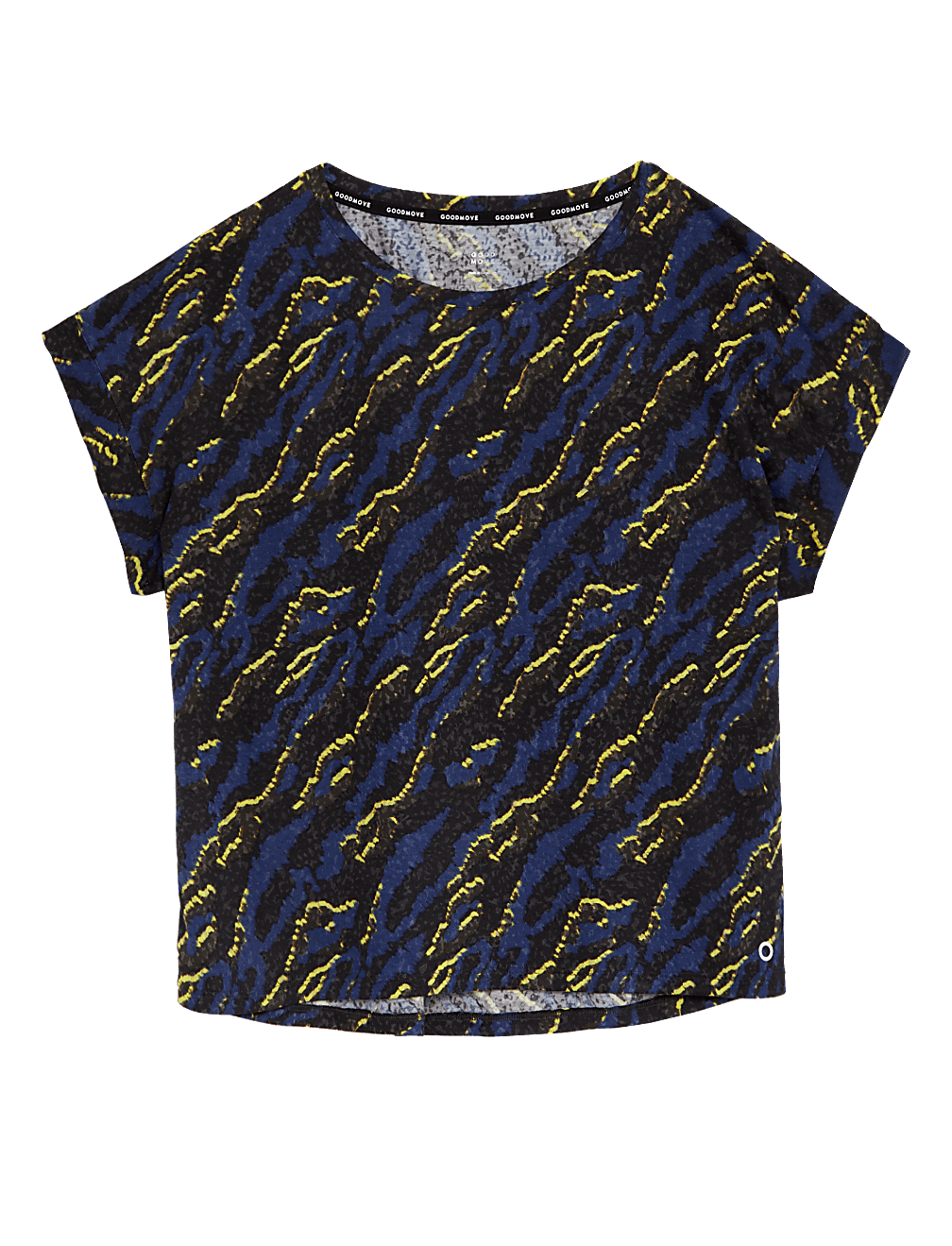 Printed Scoop Neck Relaxed T-Shirt