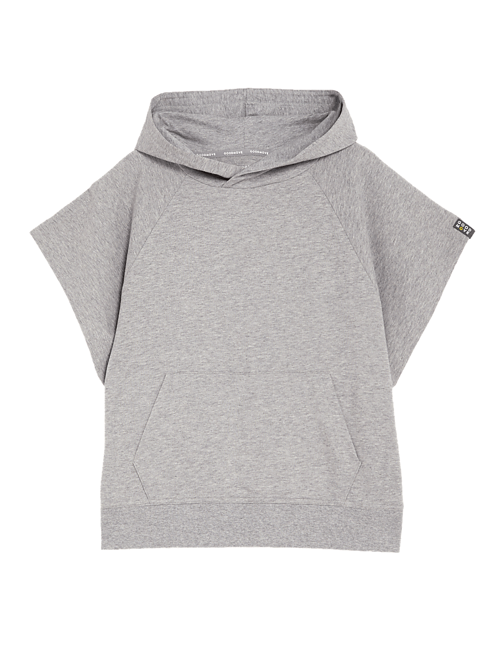 Cotton Rich Sleeveless Hoodie