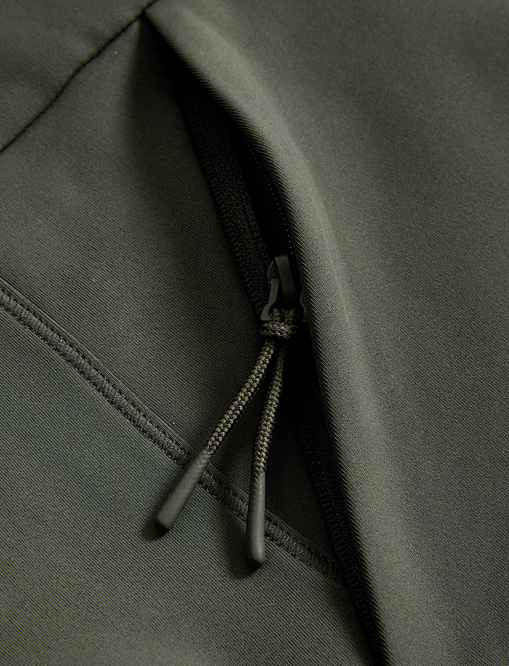 Funnel Neck Zip Up Walking Top