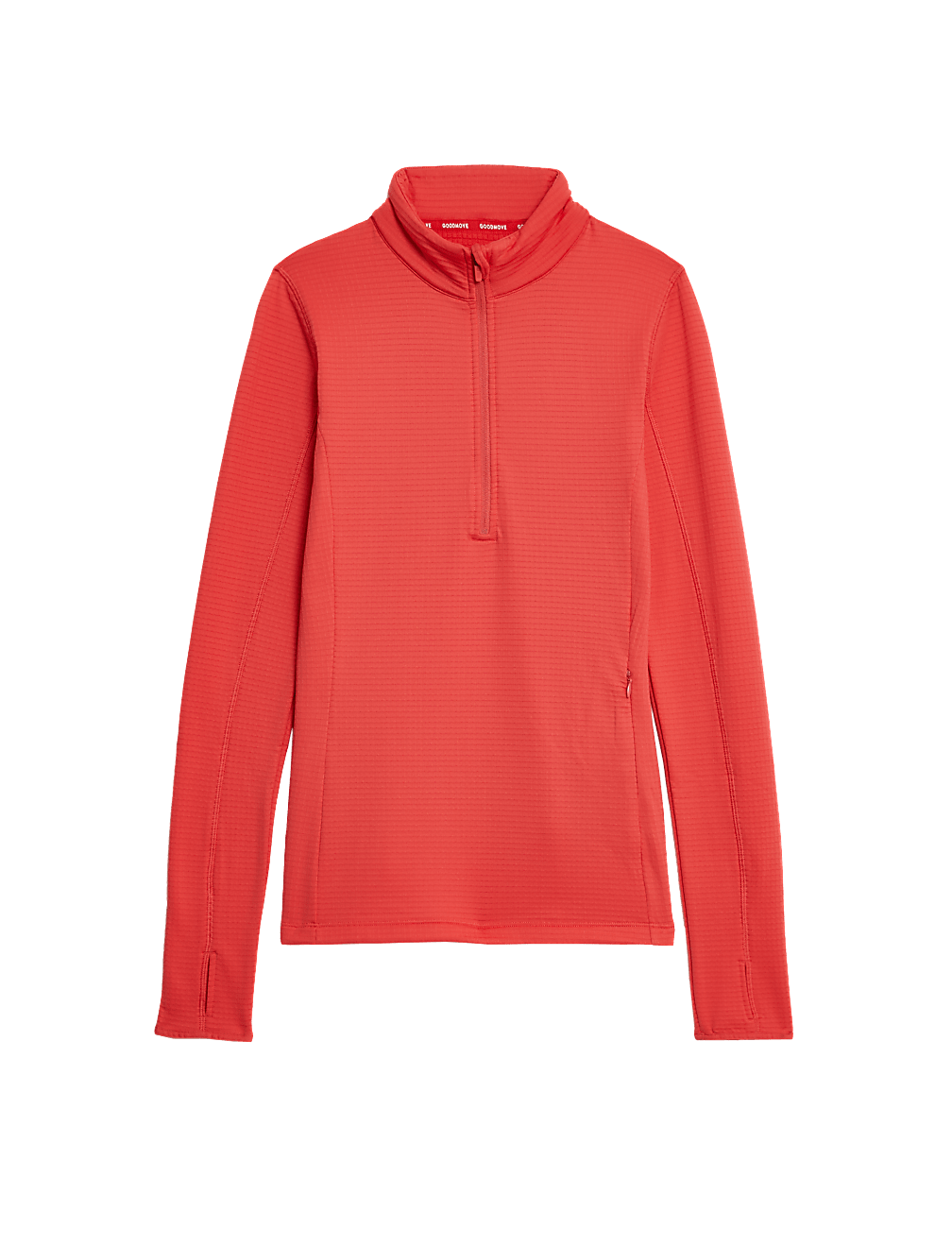 Thermal Textured Half Zip Running Top