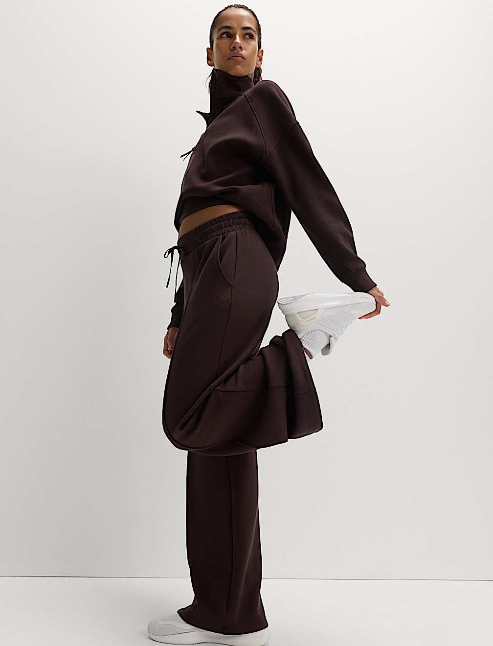 High Waisted Ultraluxe Wide Leg Trousers