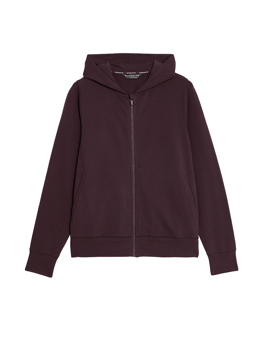 Cotton Rich Relaxed Zip Up Hoodie