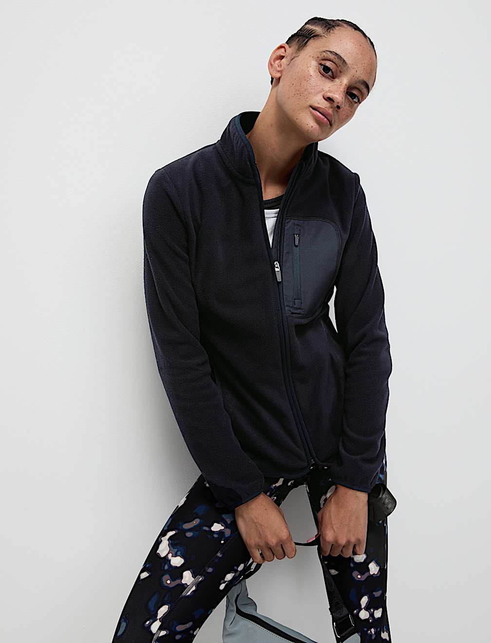 Thermal Zip Up Funnel Neck Fleece