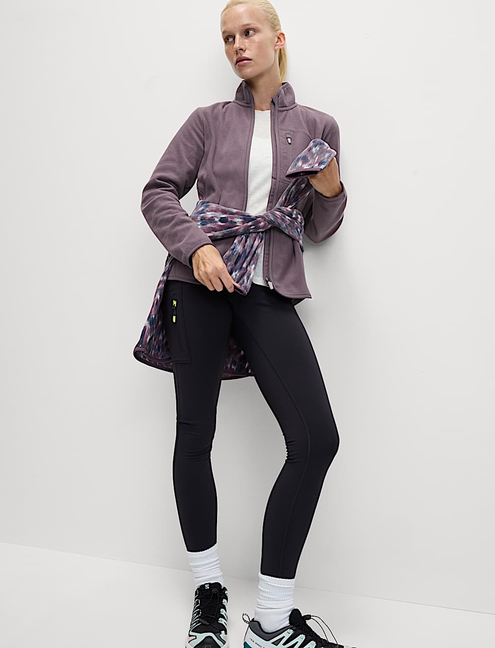 Thermal Zip Up Funnel Neck Fleece