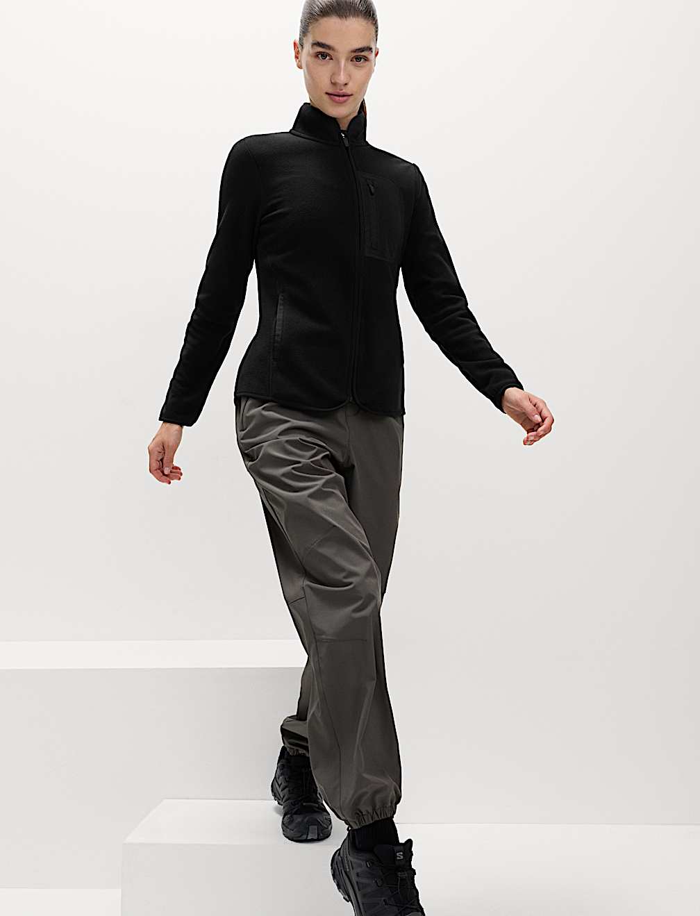 Thermal Zip Up Funnel Neck Fleece