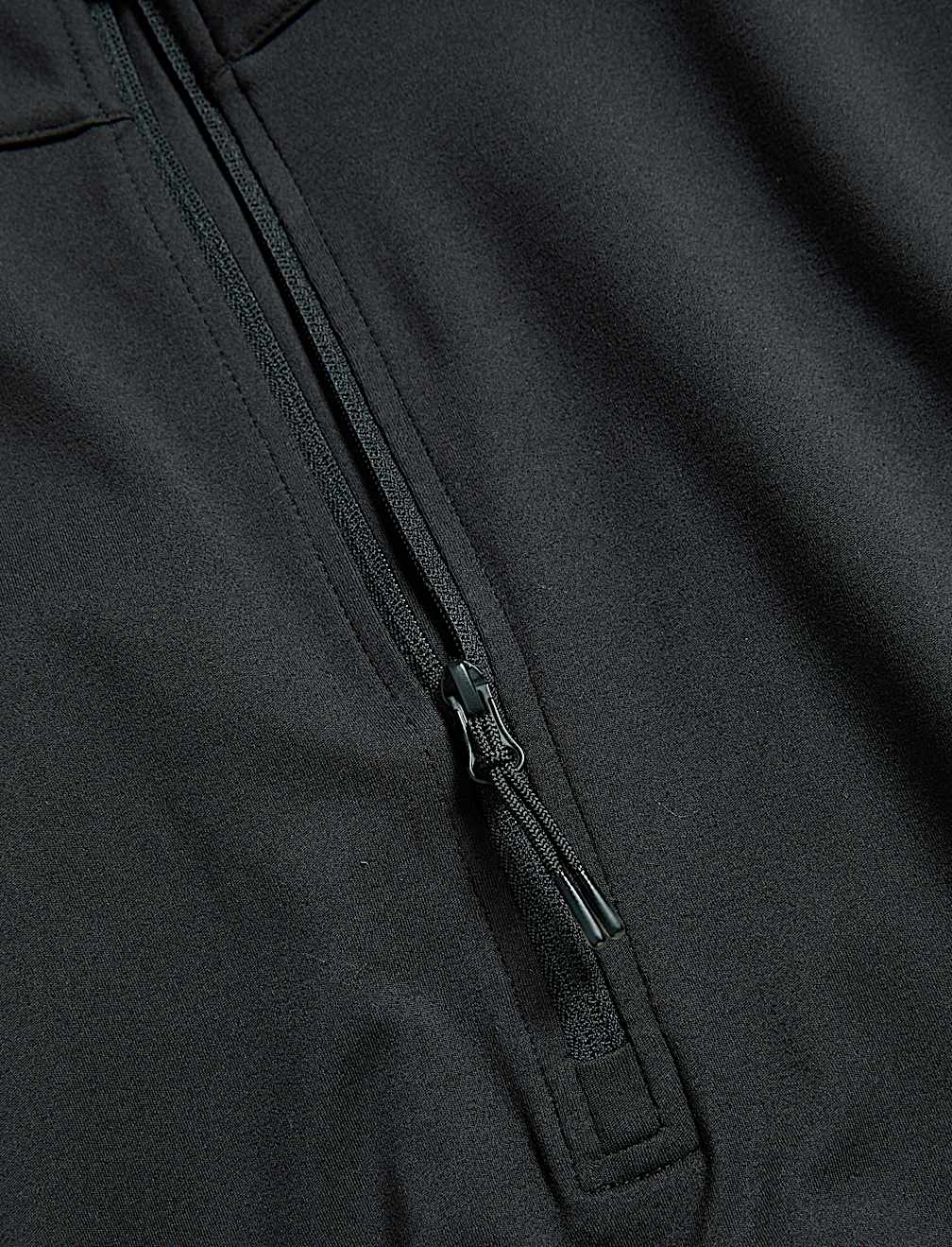 Funnel Neck Half Zip Yoga Top