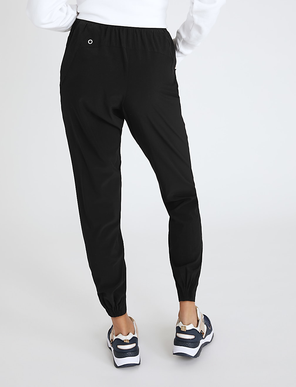 Woven Cuffed 7/8 Walking Trousers