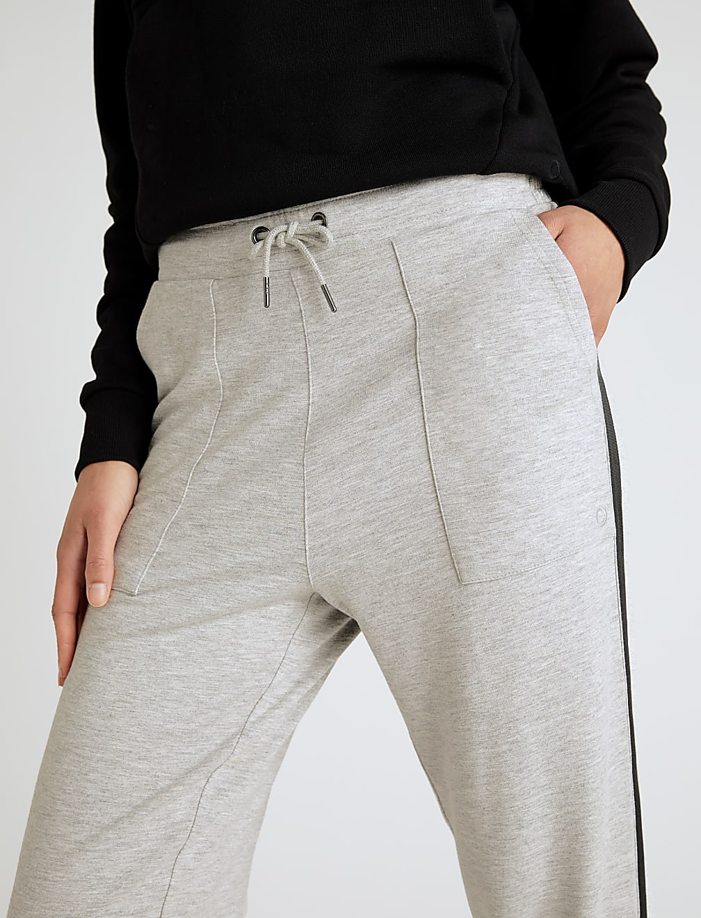 Side Stripe Cuffed Relaxed Joggers