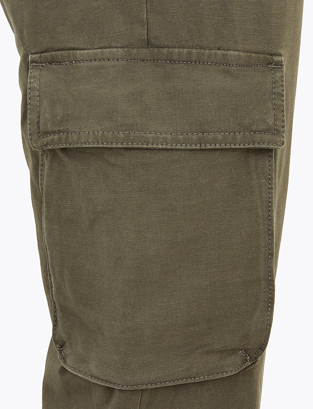 Cotton Cargo Straight Leg Joggers