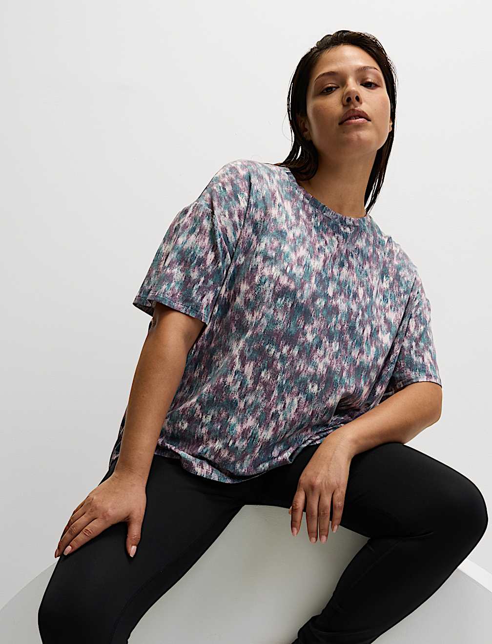 Modal Blend Lightweight Tie Back T-shirt