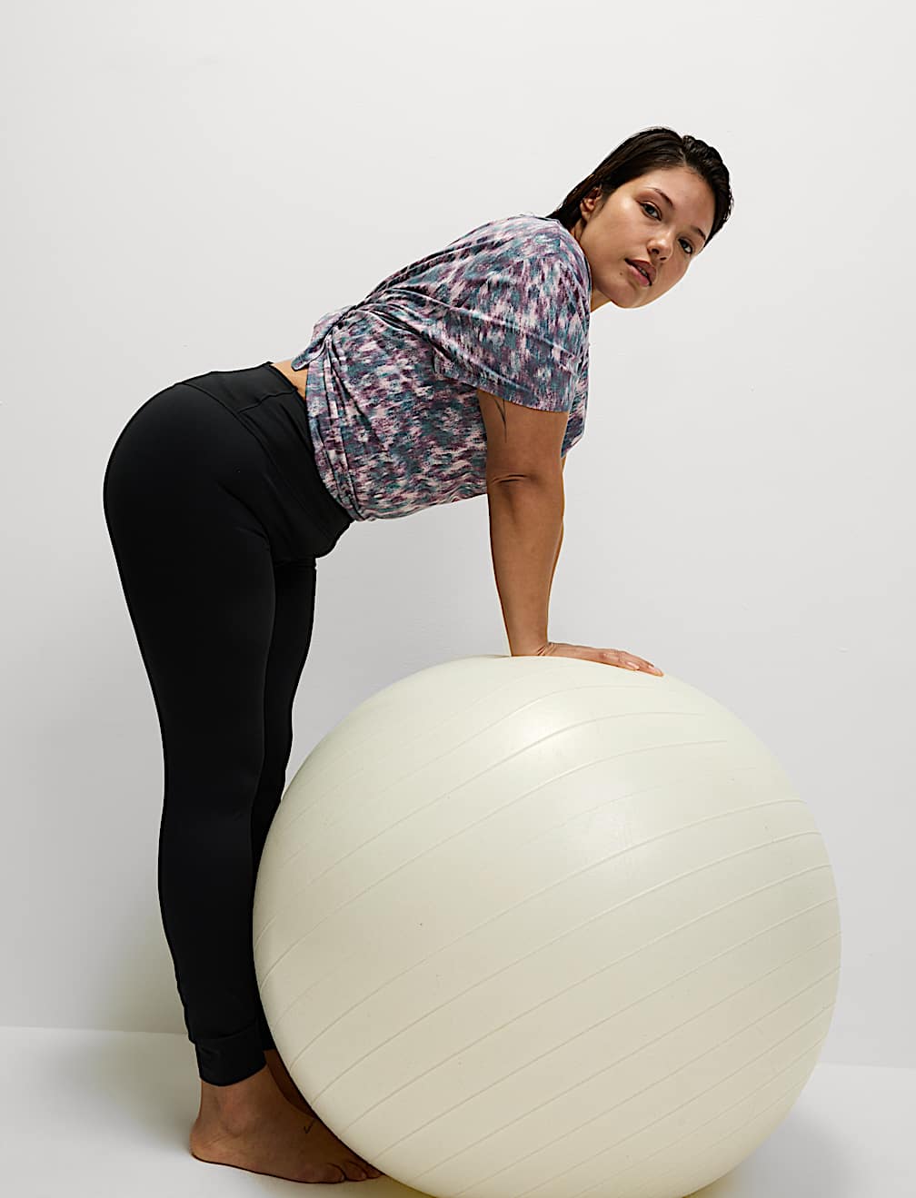 Modal Blend Lightweight Tie Back T-shirt