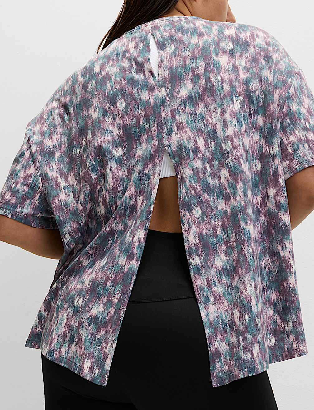 Modal Blend Lightweight Tie Back T-shirt