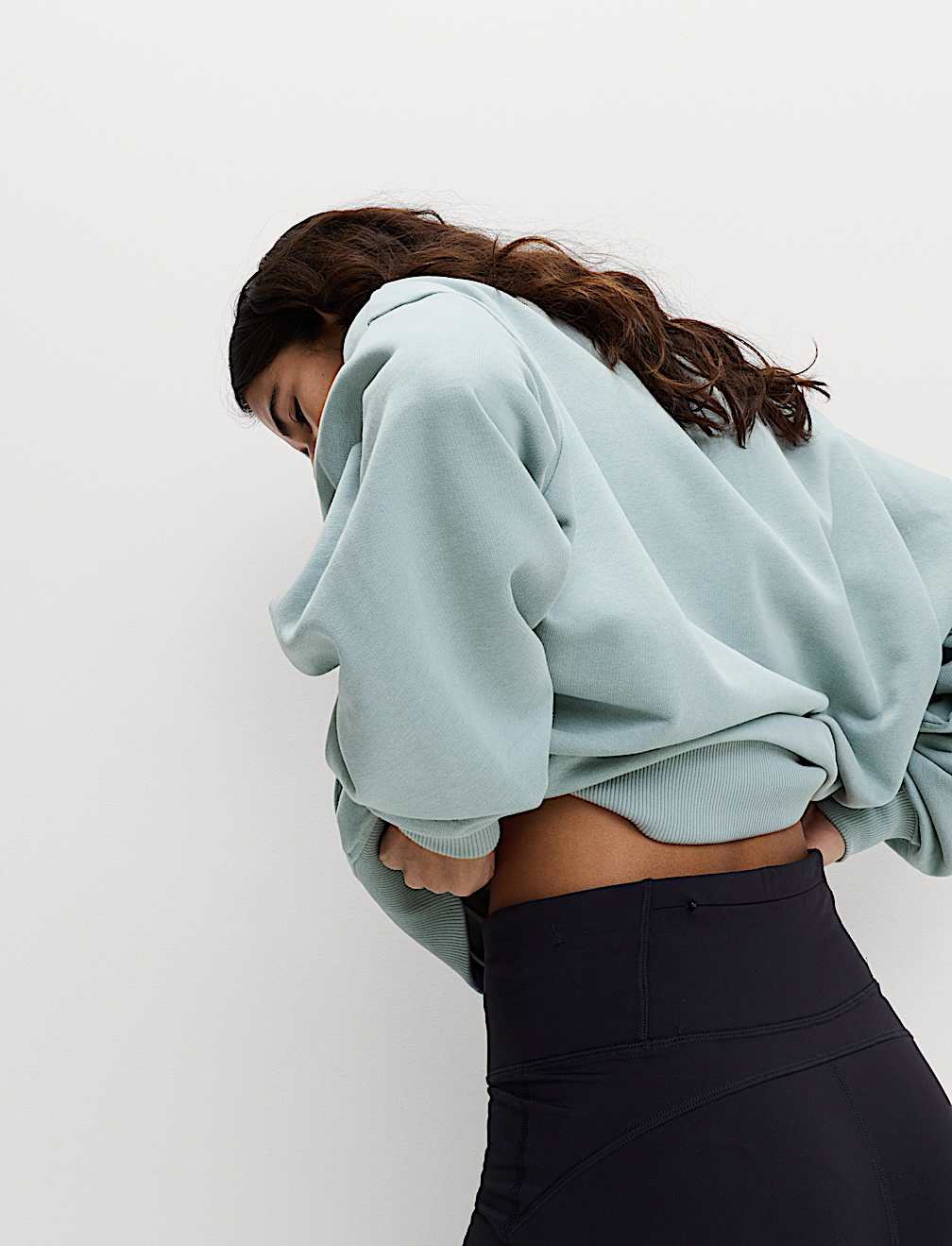 Cotton Rich Crew Neck Oversized Sweatshirt