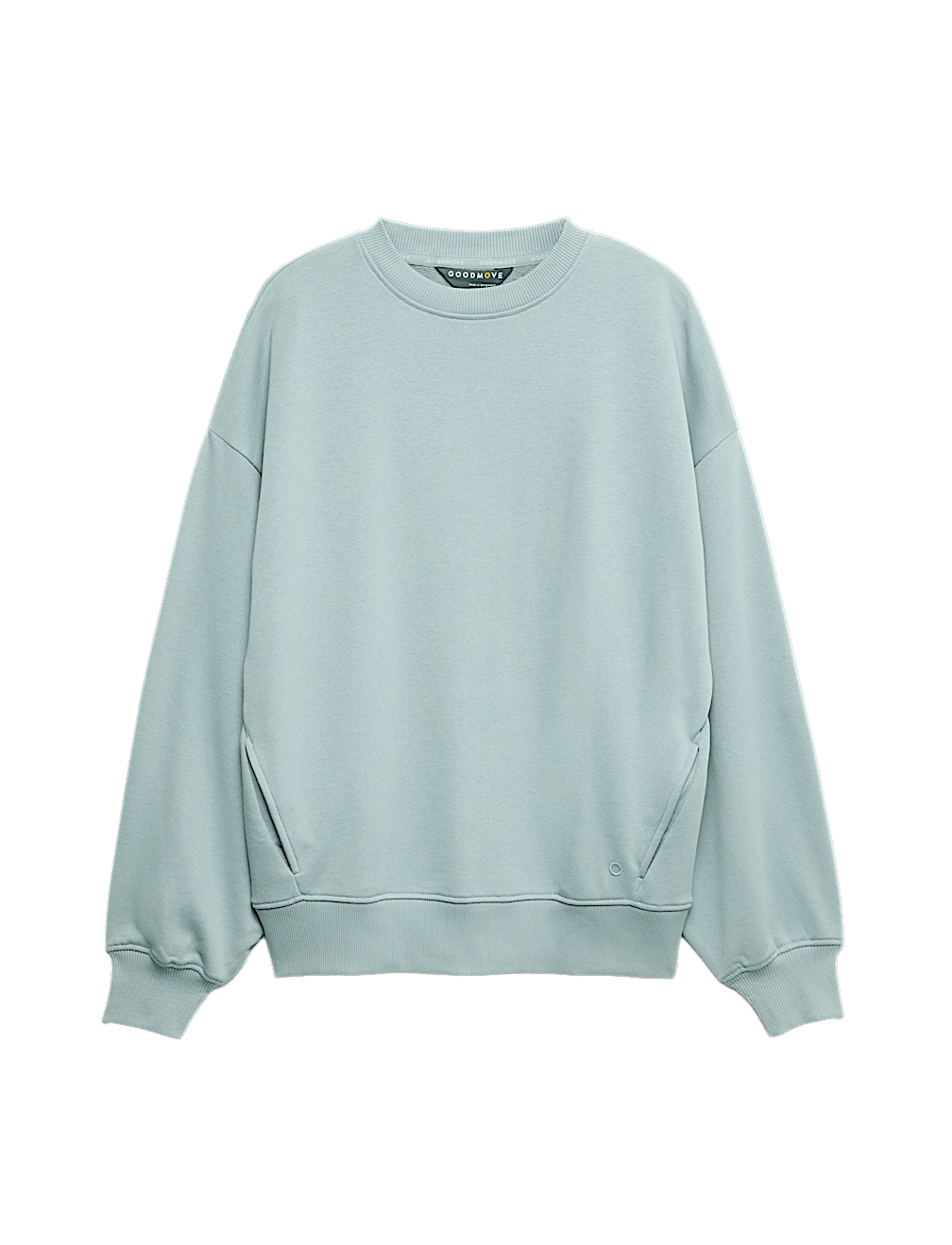 Cotton Rich Crew Neck Oversized Sweatshirt