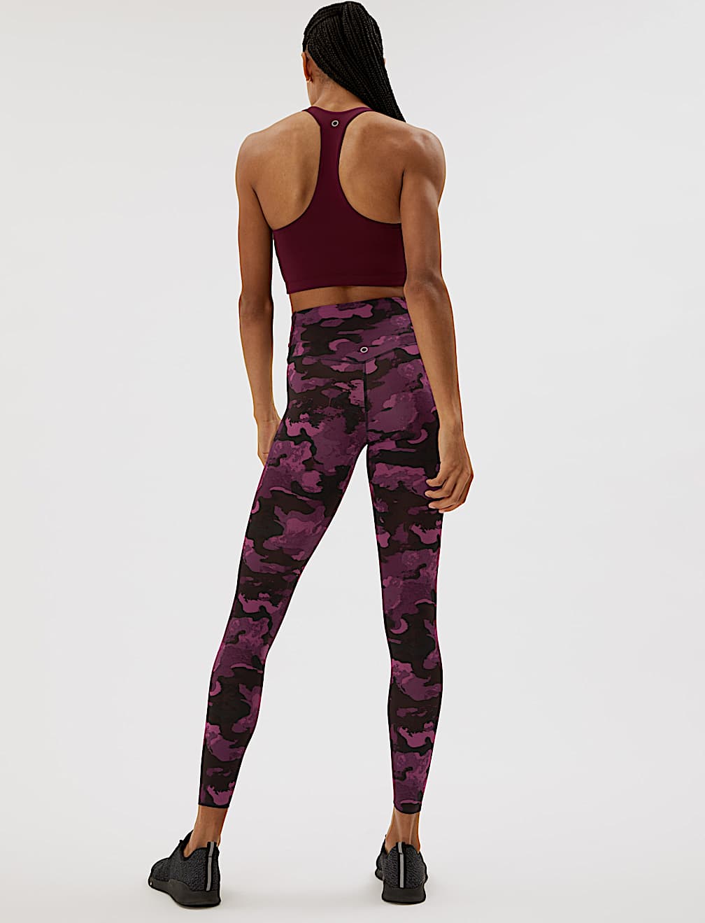 Go Balance Printed Wrap Waist Yoga Leggings