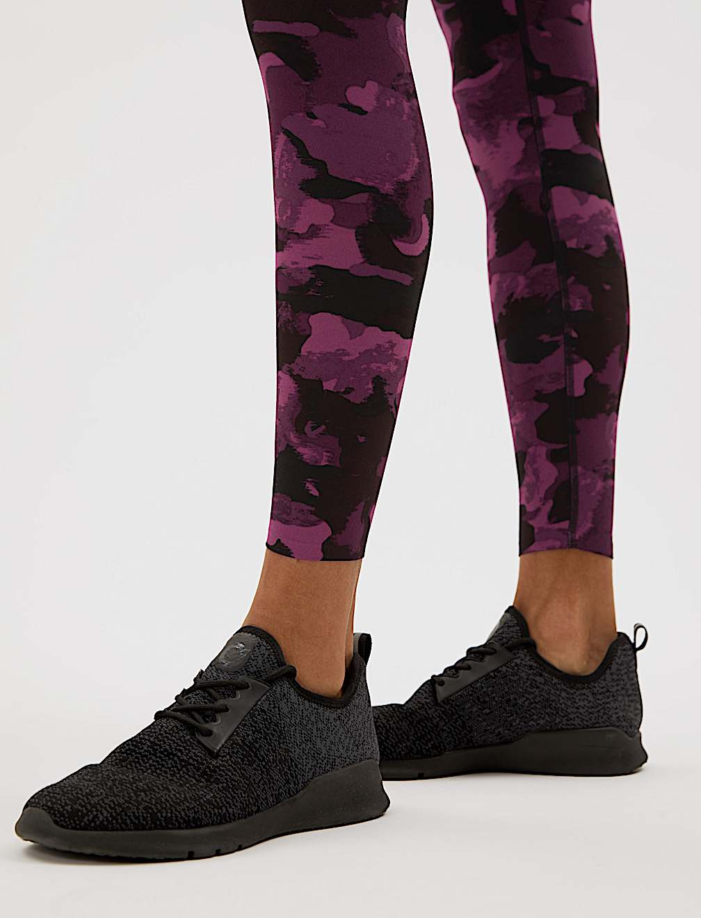 Go Balance Printed Wrap Waist Yoga Leggings