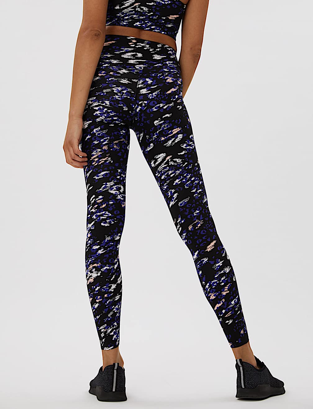 Go Balance Printed Wrap Waist Yoga Leggings