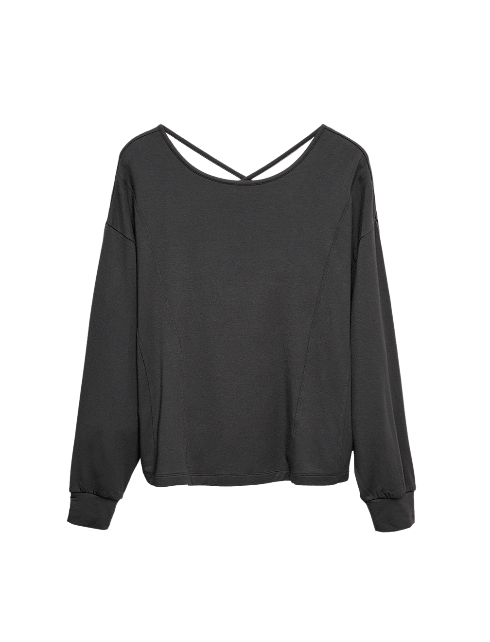 Modal Rich Strappy Back Sweatshirt