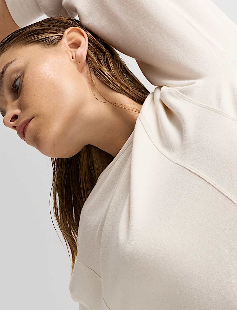 Modal Rich Strappy Back Sweatshirt