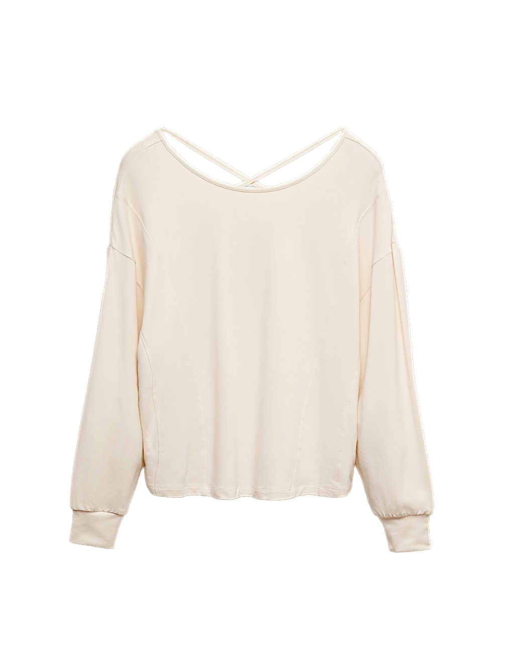 Modal Rich Strappy Back Sweatshirt